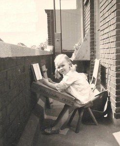 Toen ik nog maar net kon lezen.